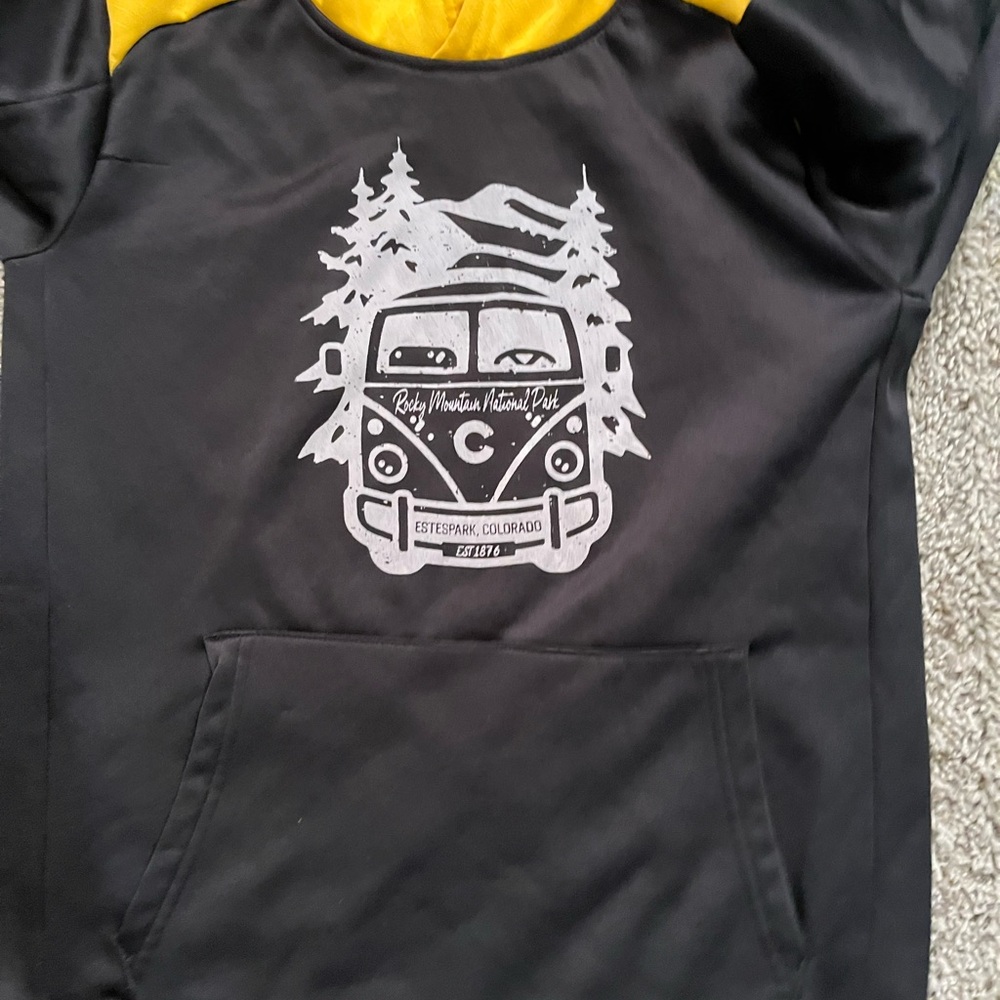 NFL Team Apparel Black and Yellow Youth Hoodie